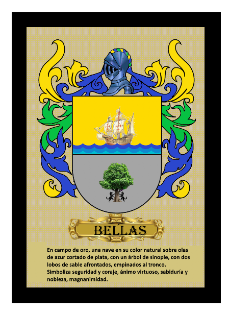 Escudo de Heráldica enmarcado